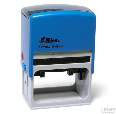 Лот: 13991632. Фото: 1. SHINY S-829 (64 x 40 мм) цвет... Печати, штампы, оснастки