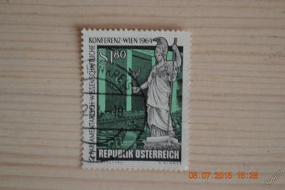 Лот: 5793111. Фото: 1. Марка Австрии 1964г. Афина Паллада. Марки