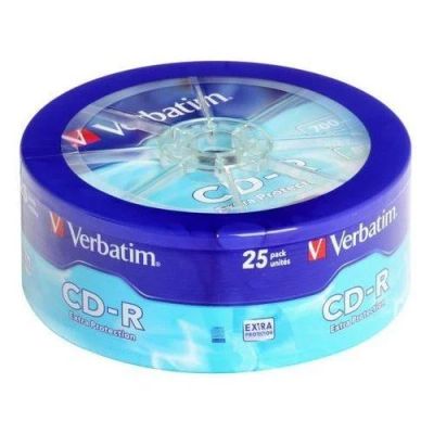 Лот: 11345124. Фото: 1. CD-R 700 мб. 52X Verbatim 25шт... CD, DVD, BluRay