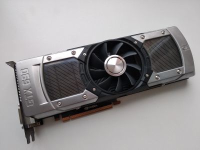 Лот: 11869062. Фото: 1. 2-чиповая geforce gtx 690 с подсветкой... Видеокарты