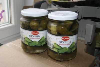 Лот: 7532661. Фото: 1. Маринованые огурчики. очень вкусные... Домашние заготовки