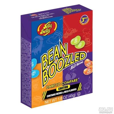 Лот: 8654380. Фото: 1. Bean Boozled Коробочка Бин Бузлд. Шоколад, конфеты