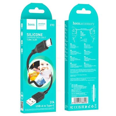 Лот: 22144450. Фото: 1. Кабель HOCO X90 TYPE-C 1m Silicone... Дата-кабели, переходники