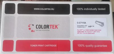 Лот: 25794023. Фото: 1. Картридж ColorTEK C-C7115A. Картриджи, расходные материалы