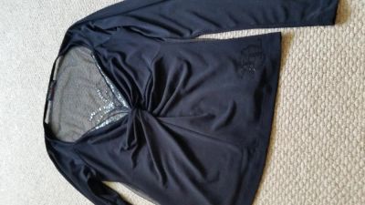 Лот: 5889664. Фото: 1. Кофта с сеткой на спине новая... Свитеры, толстовки, худи