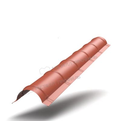Лот: 24038889. Фото: 1. Планка конька круглого R110х2000... Кровельные материалы