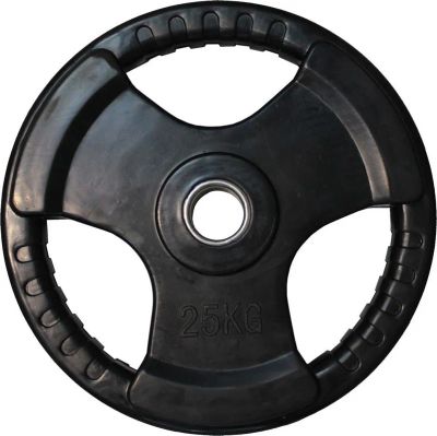 Лот: 22371707. Фото: 1. Диск обрезиненный черный 3 Handle... Штанги, блины