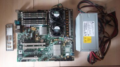 Лот: 14418509. Фото: 1. Набор: материнская пл. INTEL S5000VSA... Материнские платы