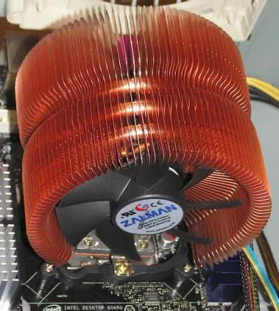 Лот: 4476974. Фото: 1. Кулер cooler Zalman RDH9025B медный... Системы охлаждения