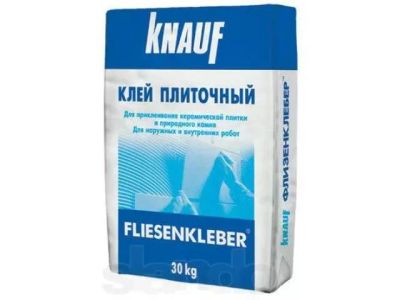 Лот: 9798086. Фото: 1. Флизенклебер Кнауф 25кг(при покупке... Клеи, герметики, пена монтажная, клейкие ленты
