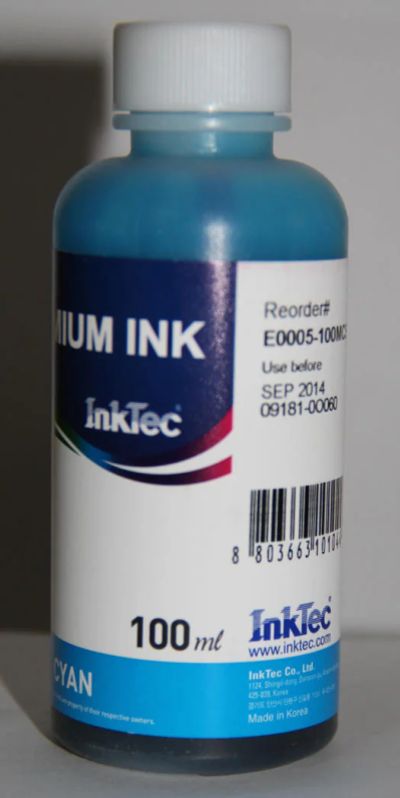 Лот: 4282279. Фото: 1. Чернила InkTec E0005-100MC Цвет... Картриджи, расходные материалы