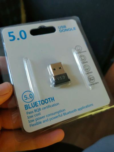 Лот: 18276734. Фото: 1. USB адаптер Bluetooth 5.0 (новый... WiFi, Bluetooth адаптеры