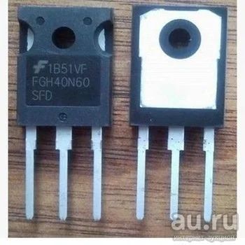 Лот: 11285193. Фото: 1. IGBT Transistors original fgh40n60... Транзисторы