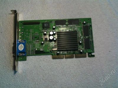 Лот: 719137. Фото: 1. Видеокарта Nvidia Geforce 2 MX-400... Видеокарты