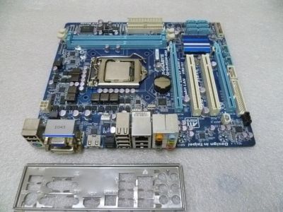 Лот: 16752869. Фото: 1. Материнская плата Gigabyte GA-H55M-D2H... Материнские платы