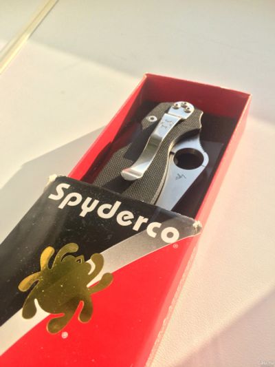 Лот: 13051913. Фото: 1. Spyderco Paramilitary 2. Ножи, топоры