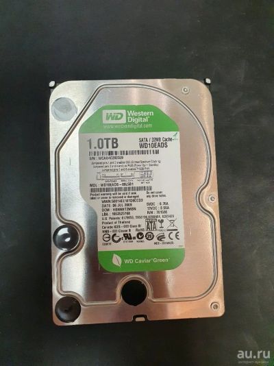 Лот: 18487869. Фото: 1. HDD Western Digital 1Tb 5400rmp. Жёсткие диски (HDD)