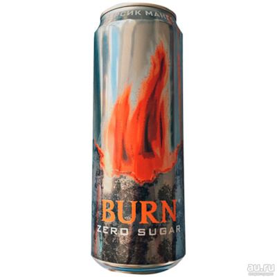 Лот: 18265338. Фото: 1. Энергетический напиток Burn Персик... Напитки
