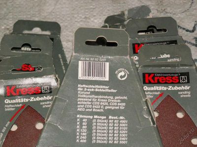 Лот: 6757468. Фото: 1. Шлифовальный лист Kress. Расходные материалы, сменные насадки