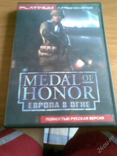 Лот: 110311. Фото: 1. игра MEDAL OF HONOR европа в огне. Другое (компьютеры, оргтехника, канцтовары)