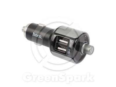 Лот: 13960531. Фото: 1. АЗУ HOCO E19 Bluetooth FM трансмиттер... Зарядные устройства, блоки питания, адаптеры сетевые для смартфонов