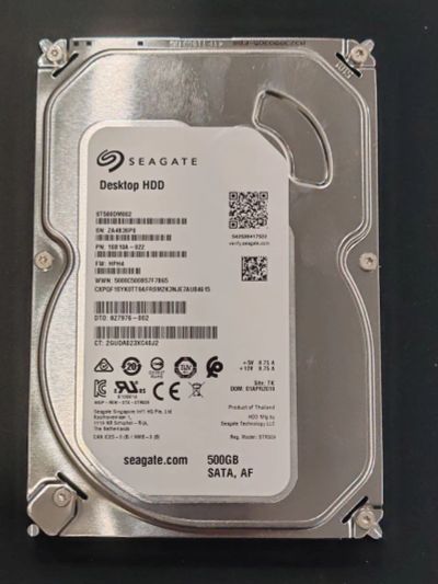 Лот: 25671555. Фото: 1. Жесткий диск Seagate 500gb ST500DM002... Жёсткие диски (HDD)