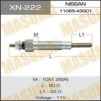 Лот: 9095489. Фото: 1. Свеча накаливания Masuma XN222... Двигатель и элементы двигателя