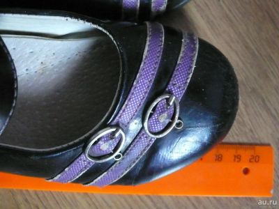 Лот: 3168848. Фото: 1. туфли черные 19см. Туфли