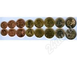 Лот: 278696. Фото: 1. Набор евро Словения 8 монет (от... Европа