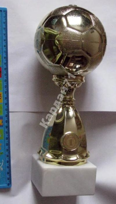 Лот: 9007210. Фото: 1. Футбол кубок 1 место. Спортивная символика и атрибутика