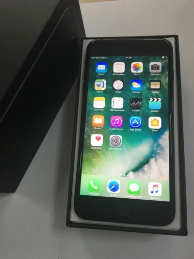 Лот: 9434020. Фото: 1. iPhone 7 Plus Jet Black 128GB. Смартфоны