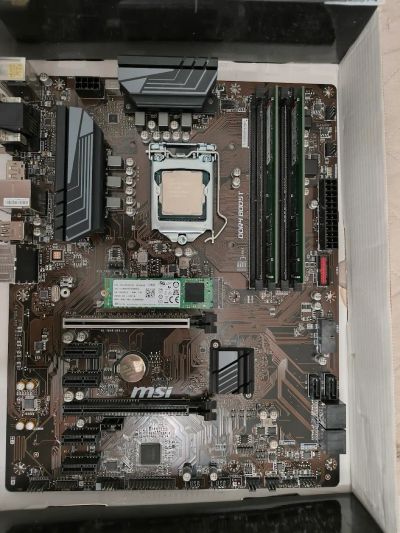 Лот: 25009583. Фото: 1. I7 8700k + MSI Z370-A PRO + 16... Комплекты запчастей