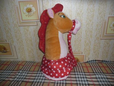 Лот: 6397707. Фото: 1. Мягкая игрушка и мешок для подарков-конь... Мягкие