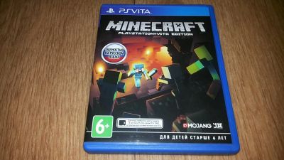 Лот: 11959780. Фото: 1. Minecraft (майнкрафт) на PS Vita... Игры для консолей