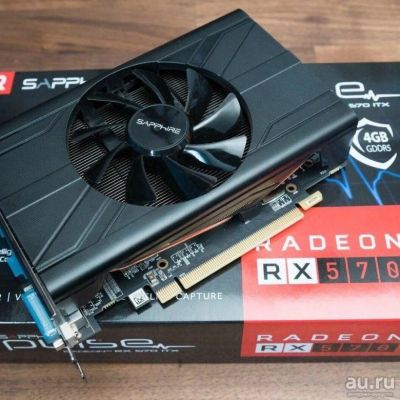 Лот: 17172084. Фото: 1. Видеокарта Sapphire RX 570 4GB... Видеокарты