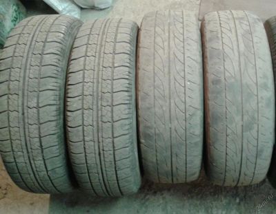 Лот: 5065088. Фото: 1. Шины Dunlop и Barguzin-2, 4 шт... Шины