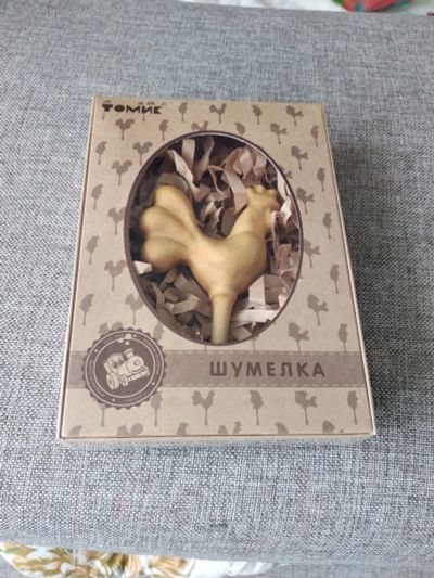Лот: 11853290. Фото: 1. Деревянная погремушка шумелка... Для младенцев