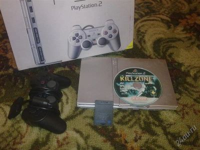 Лот: 1625015. Фото: 1. Sony Playstation 2 Чипованная. Игровые приставки, консоли