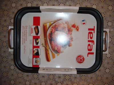 Лот: 8199042. Фото: 1. Tefal противень с ручками. Формы для запекания, выпечки