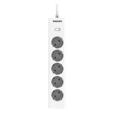 Лот: 24565026. Фото: 1. Сетевой фильтр Philips 5 розеток... Удлинители, тройники, сетевые фильтры