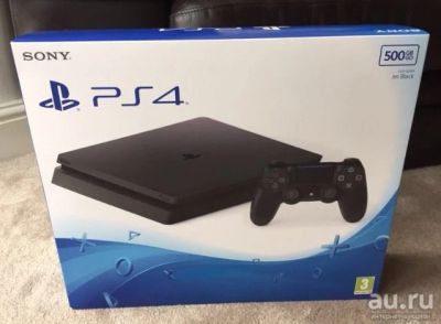 Лот: 9166340. Фото: 1. PS 4 slim + 2 геймада + 5 игр... Игровые приставки, консоли