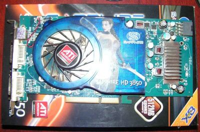 Лот: 1279706. Фото: 1. AGP 8x 512Mb Sapphire HD3850 GDDR3... Видеокарты