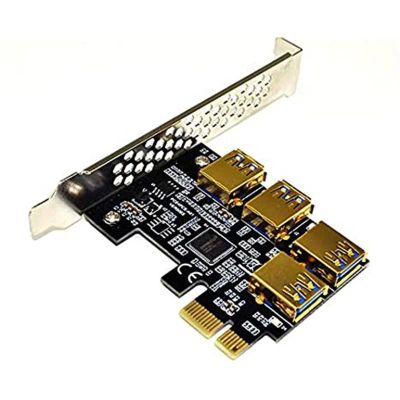 Лот: 18958071. Фото: 1. Райзер переходник pci-e на USB... Шлейфы, кабели, переходники