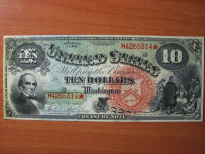 Лот: 5097979. Фото: 1. США 10 долларов 1869 года. Америка