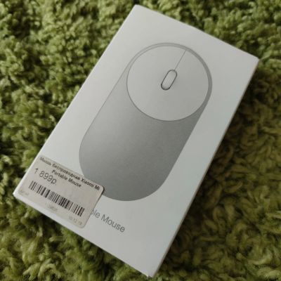 Лот: 16515999. Фото: 1. Беспроводная мышь Xiaomi Mi Portable... Клавиатуры и мыши