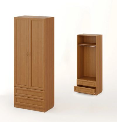 Лот: 12032105. Фото: 1. Шкаф "Комбат" МДФ цвет бук новый. Шкафы, шкафы-купе