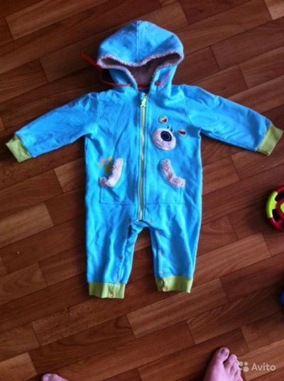 Лот: 6762638. Фото: 1. Костюм теплый 74р. Костюмы, пиджаки, комбинезоны