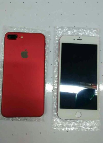 Лот: 9533621. Фото: 1. новый iPhone 7 + красный, копия. Смартфоны