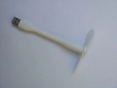 Лот: 11877369. Фото: 1. USB вентилятор, гибкий, белый. Другое (компьютеры, оргтехника, канцтовары)