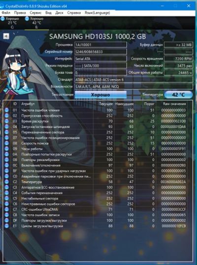 Лот: 18355367. Фото: 1. Жесткий диск SATA-II, 3,5 Samsung... Жёсткие диски (HDD)